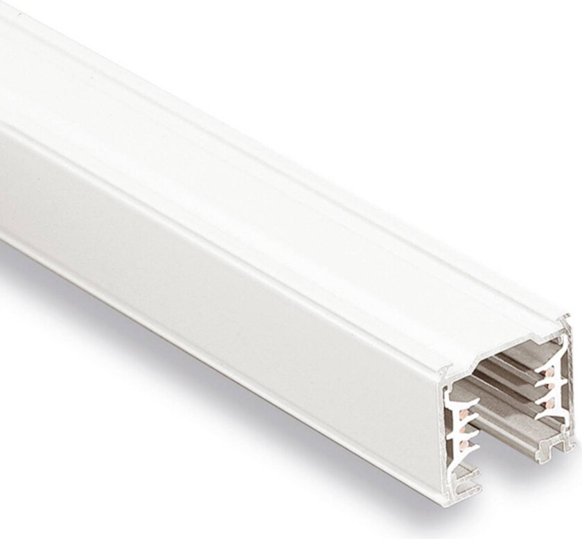 3-fase skinne LKM QUADRO DALI, hvit, 400 cm