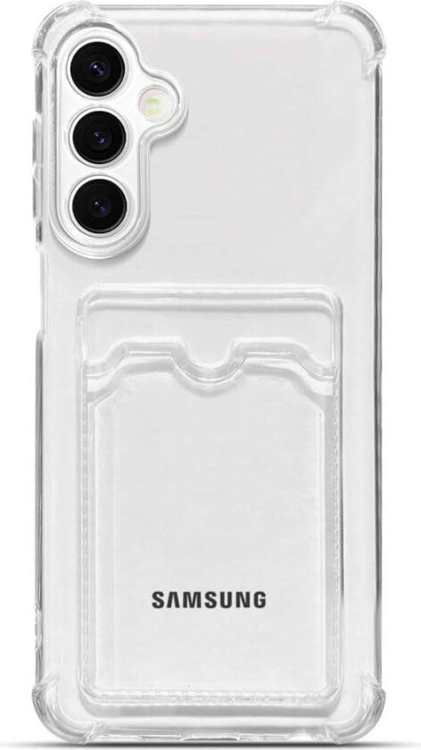 Samsung A56 Gjennomsiktig Deksel med Kortholder