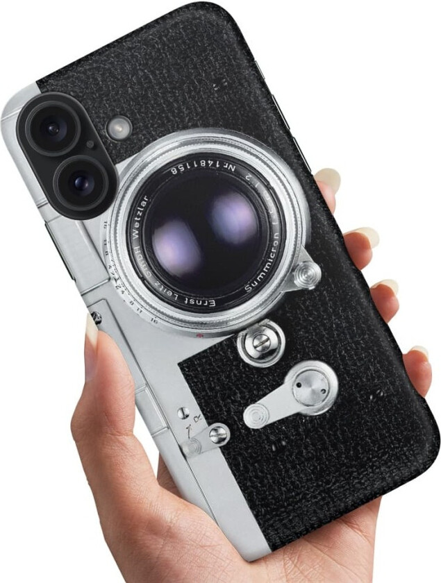 iPhone 16 - Deksel/Mobildeksel Retro Kamera