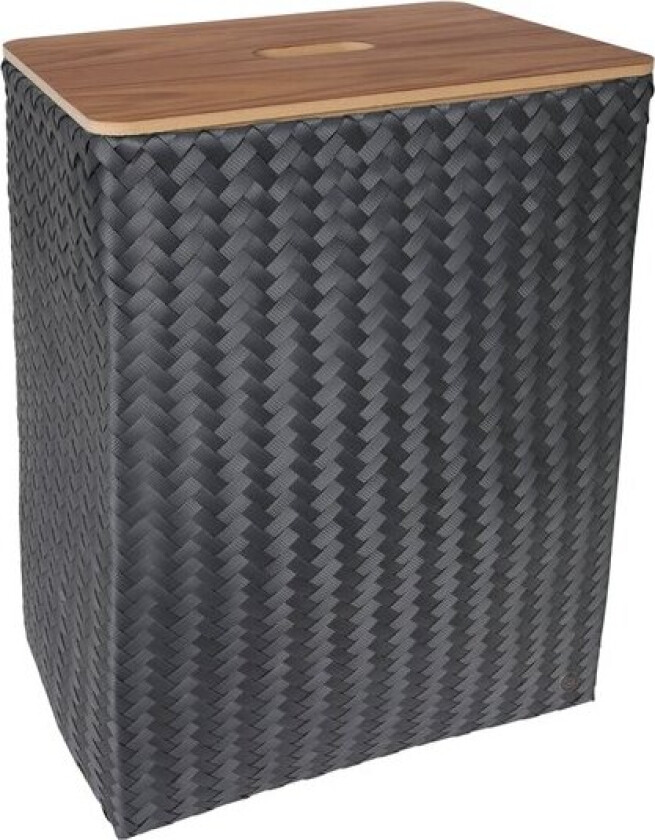 Grand superb skittentøyskurv m/lokk 44x31x60 cm dark grey