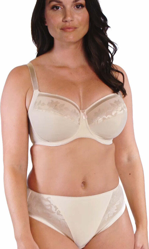 Illusion BH med spiler, beige, Størrelse: 70E, Kvinner