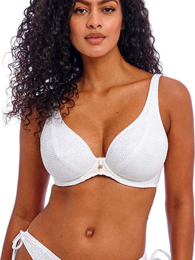 Nomad Nights bikinitopp med bøyle, hvit, Størrelse: 70L, Kvinner