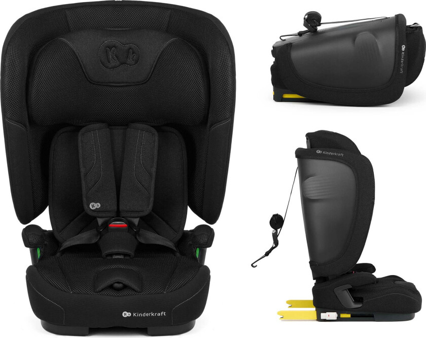 FIX2GO i-Size Bilstol, Black - ISOFIX