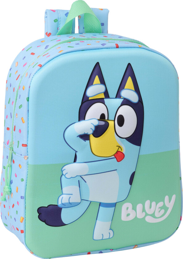 3D Mini Ryggsekk 6L, Grønn/Blå - Ryggsekker - Polyester