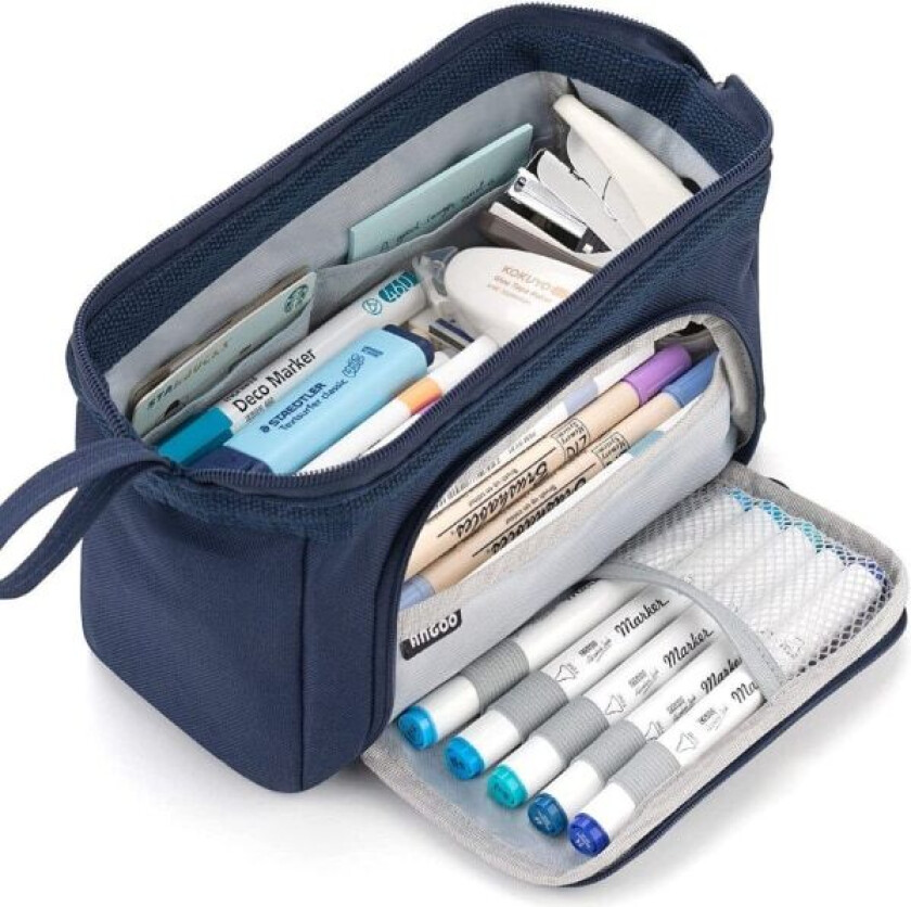 Easthill pennal med stor pennal kapasitet, bærbar