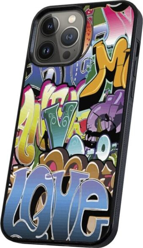 iPhone 13 Pro Max - Deksel/Mobildeksel Graffiti