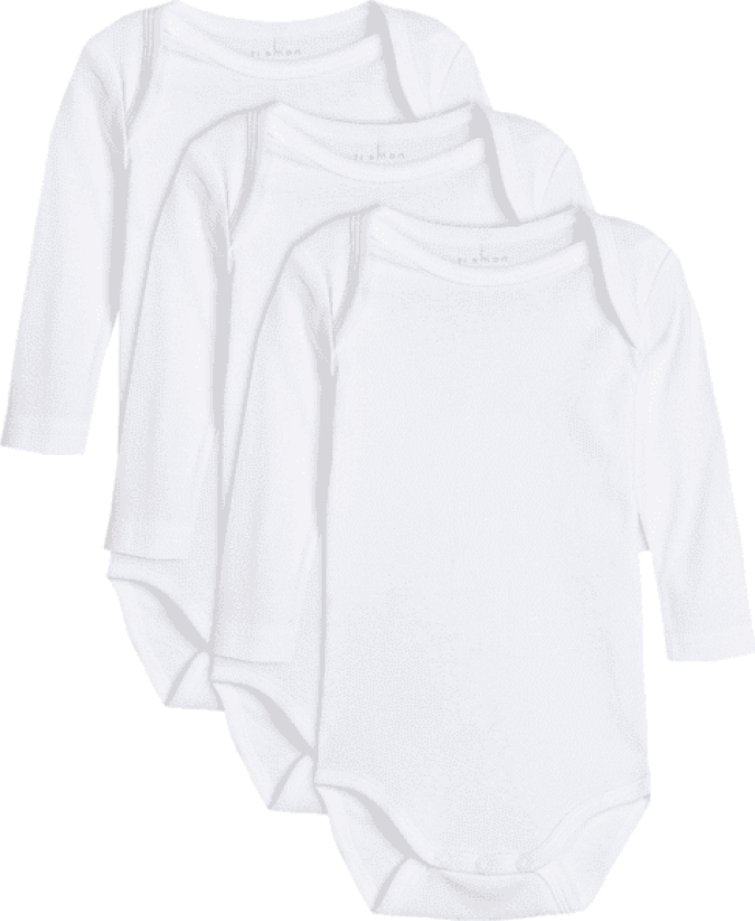 Name It Nbnbody 3-pack body, Bright White
