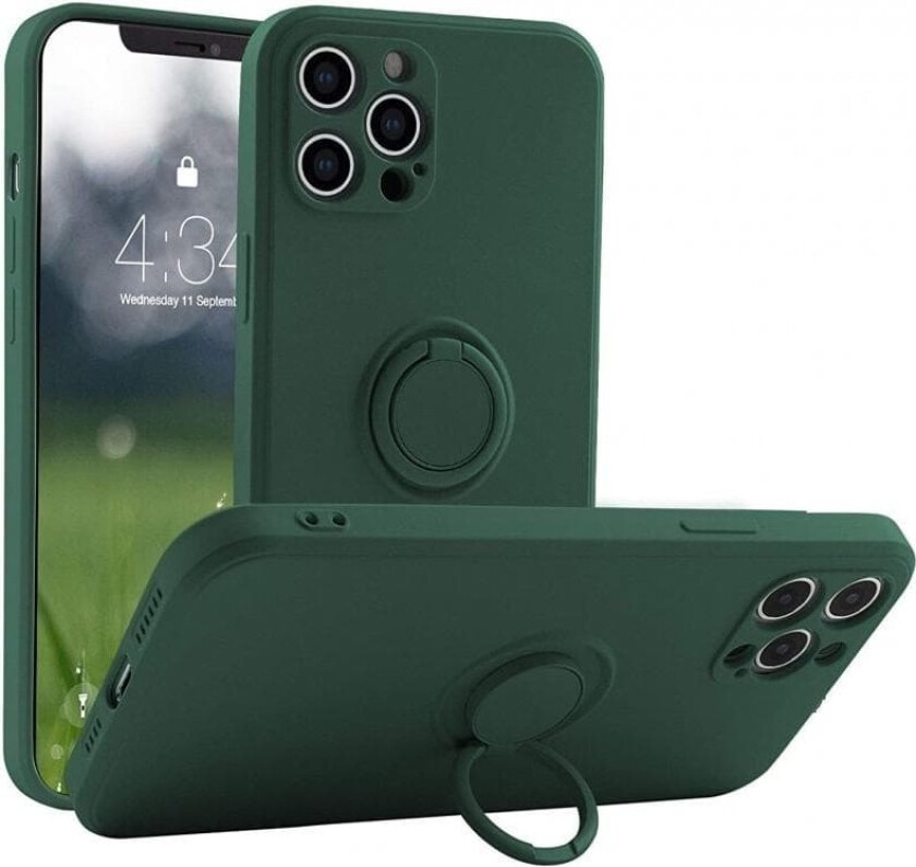 iPhone 15 Pro Støtsikker deksel med CamShield ringholder