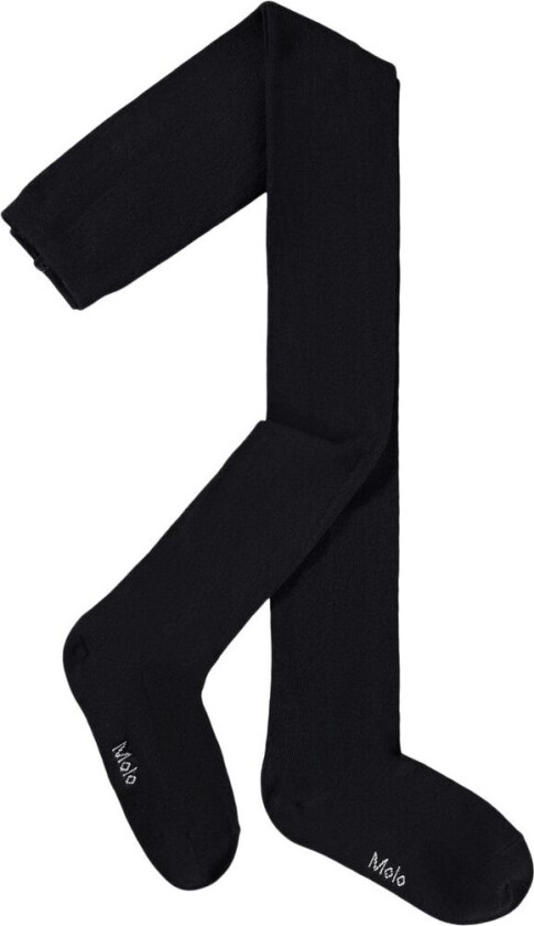 Solid Strømper Black | Svart | 110/116 cm