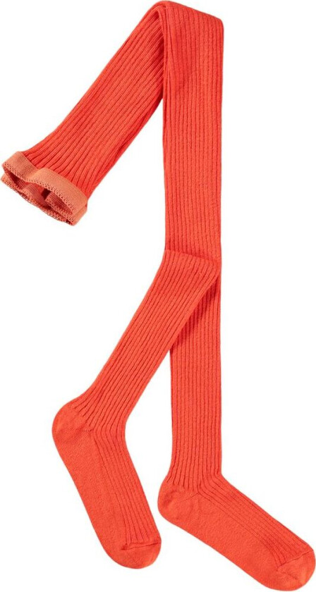 Ribbestrømper Rising Sun | Rød | 134/140 cm