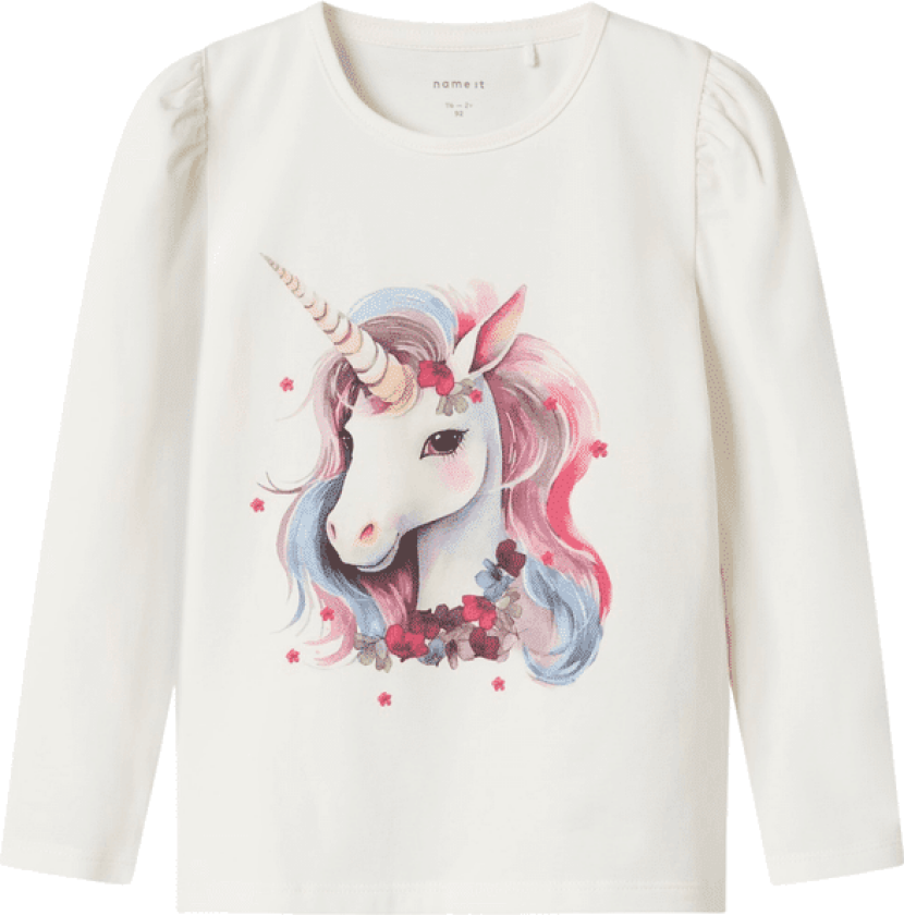 Name It Nmfkrulle genser til småbarn, Cloud Dancer