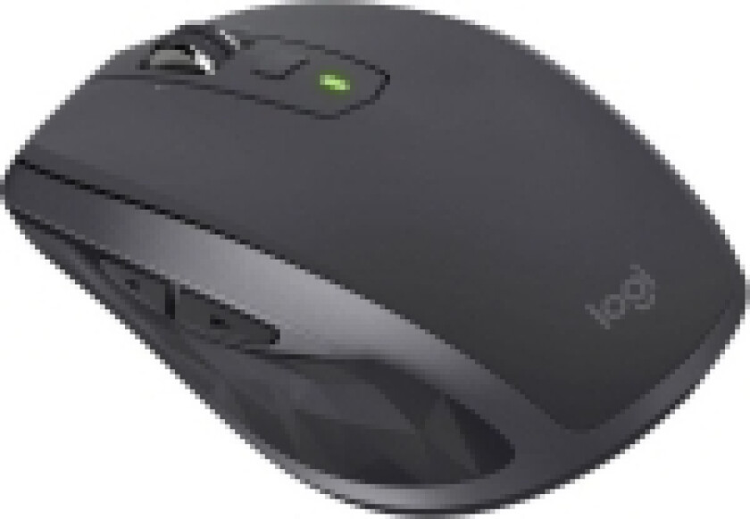 MX Anywhere 2S - Mus - laser - 7 knapper - trådløs - 2.4 GHz, Bluetooth - USB trådløs mottaker - grafitt
