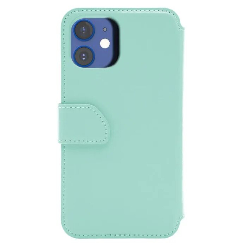 Wallet Case Solo 502 til iPhone 12 mini Turkis