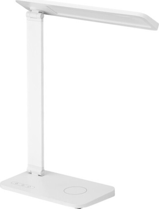 Office Line skrivebordslampe 3-trinns dimbar ind lader 18W/CCT hvit