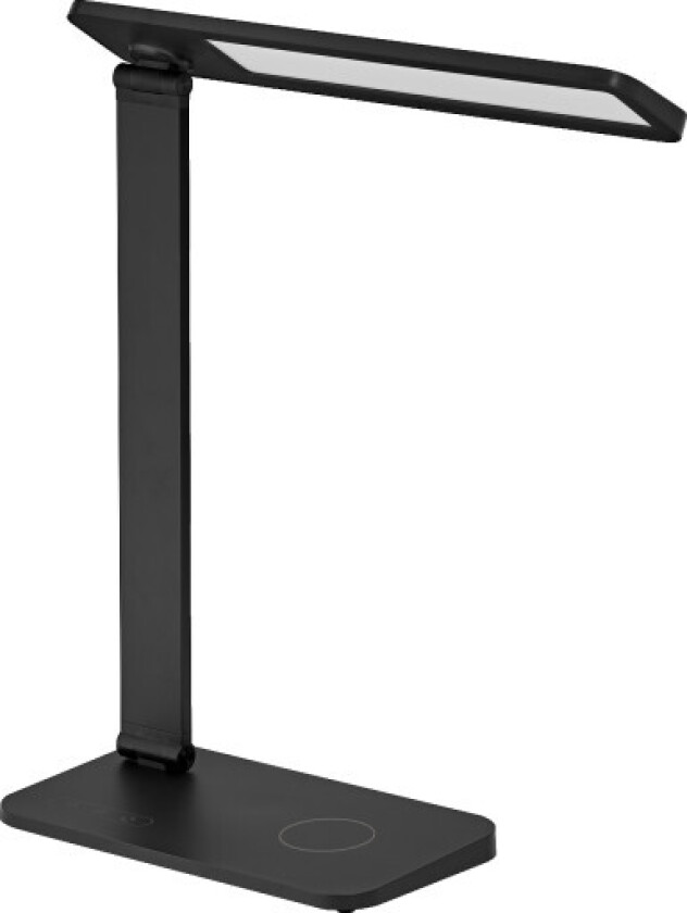 Office Line skrivebordslampe 3-trinns dimbar, indlader 18W/CCT, svart