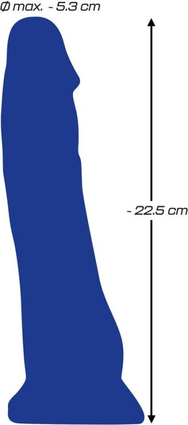 Stor Klar Dildo - 22,5 cm