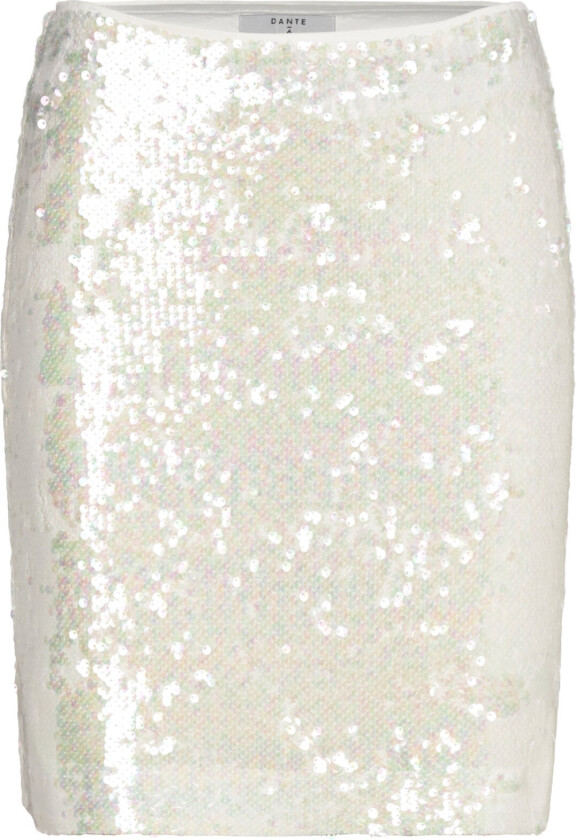 D6Peio Sequins Skirt Kort Skjørt White Dante6