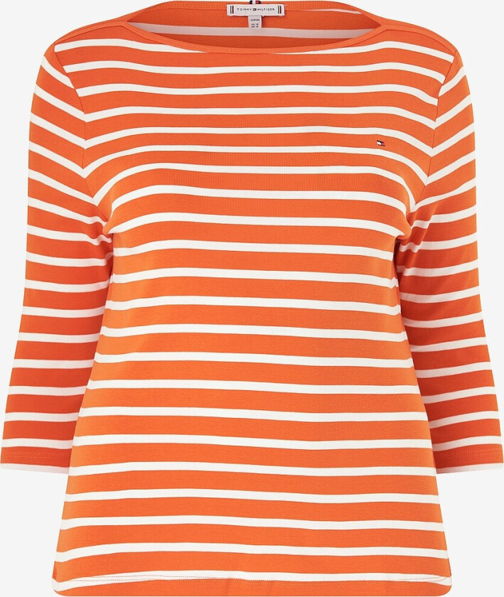 Topp Crv Slim Cody Boat-nk 3/4slv - Orange