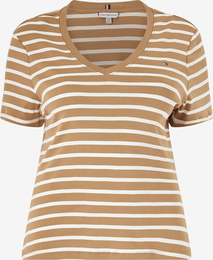 Topp Crv Slim Cody V-nk SS - Brun