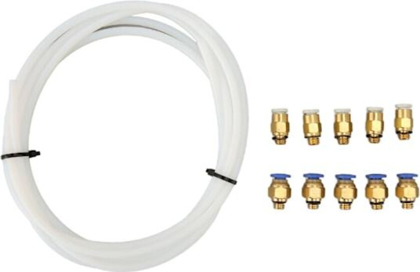 PTFE-slange med PC4 M6 KJH04 M6 pneumatiske koblinger for 1,75 mm filament PLA ABS for Bambu Lab 3D-printer
