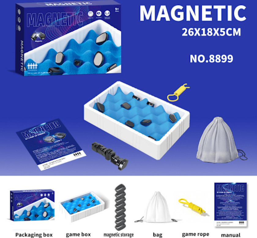 Bilde av Cluster Magnetisk Action Brettspill, Morsomt Magnetisk Spill for Bordspill