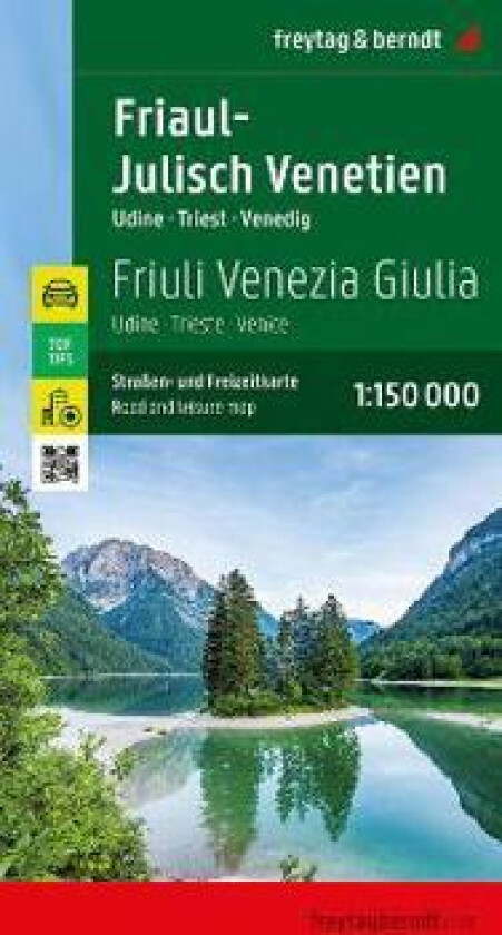 Friuli-Venezia Giulia, road and leisure map 1:150,000, freytagberndt
