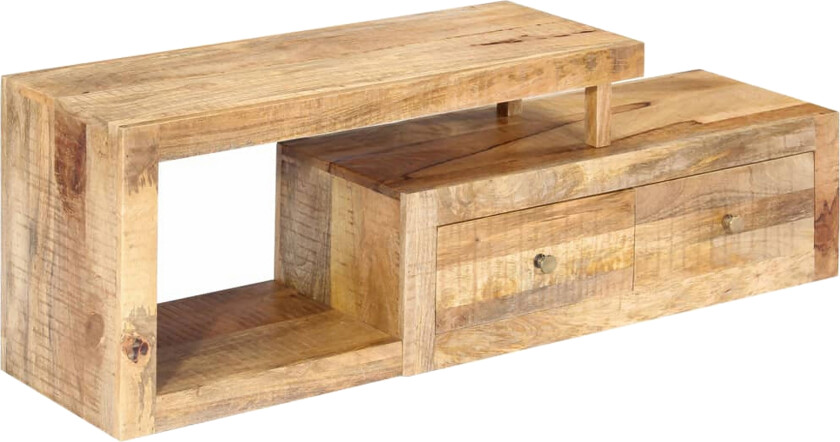 TV-benk 120x30x40 cm heltre mango - Brun