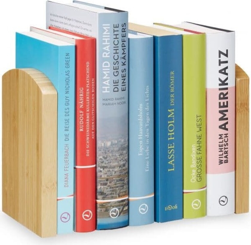 Bambus bokstøtte - sett med 2