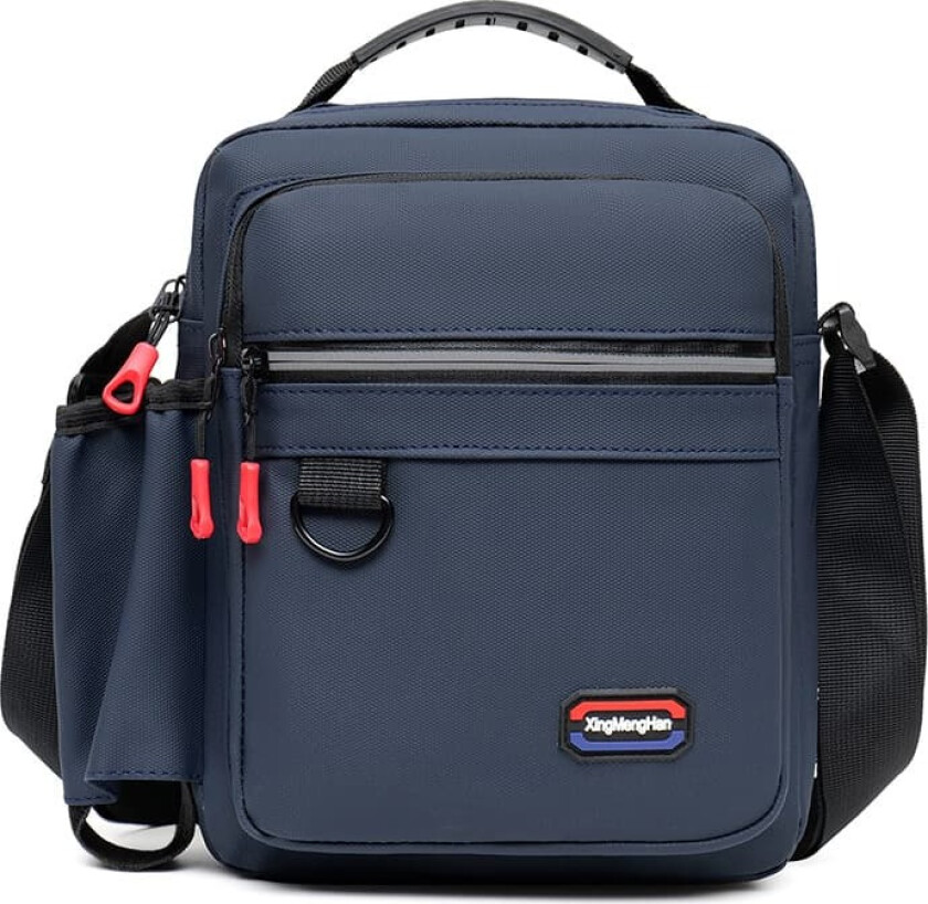 INF Stilig Oxford-stoff forretningsreise Håndveske Ryggsekk Blå