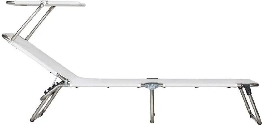 Amigo Top solseng Stoff textilene white-aluminiumsstativ-soltak