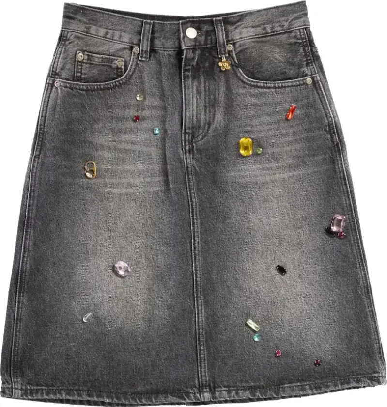 Dame, Skjørt, Grå, W28