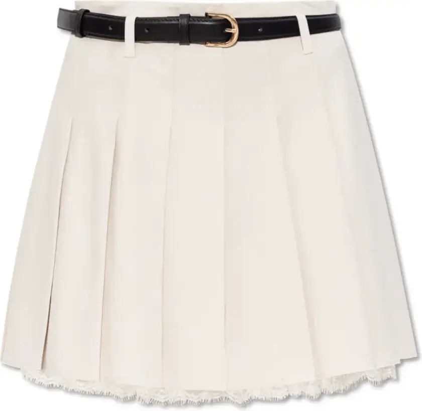 Dame, Skjørt, Beige, 2XS