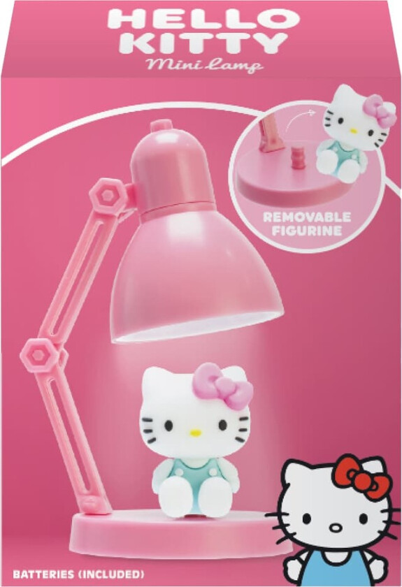 Hello Kitty Mini LED lampe med actionfigur
