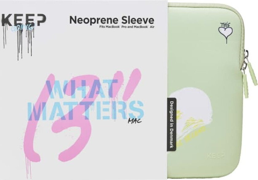 KEEP 13’’ MacBook neoprenetui (Jellyfi nile)