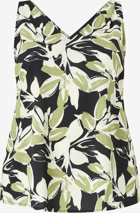 Topp caAnni S/L V-neck - Svart