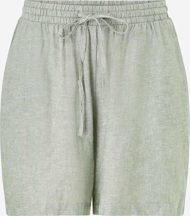 Shorts i lin vLina - Grønn