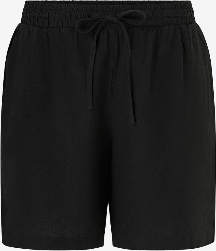 Shorts i lin vLina - Svart
