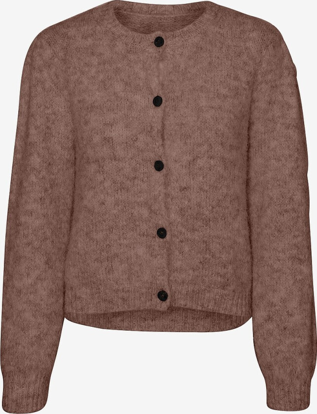 Kardigan Vmnovah LS O-neck Button Cardi GA N - Natur