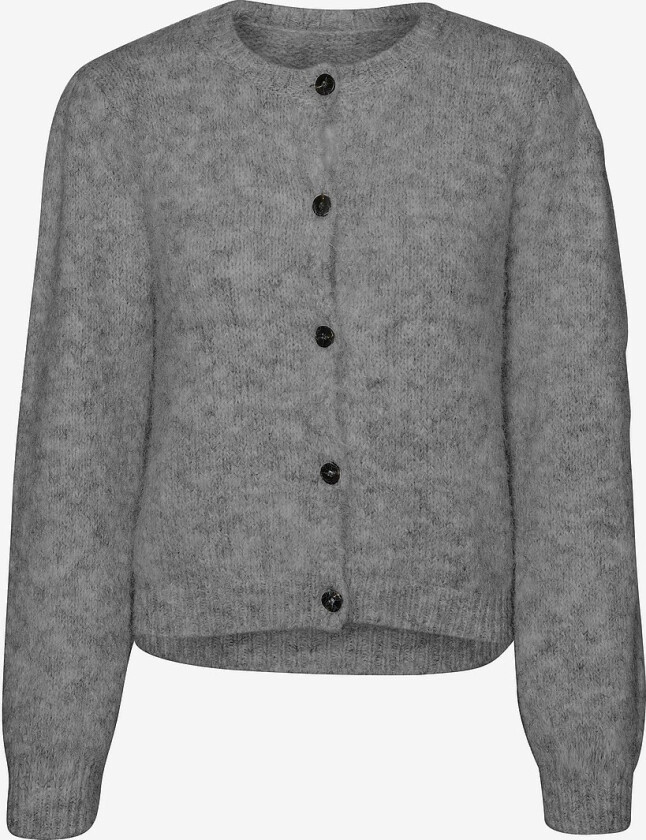 Kardigan Vmnovah LS O-neck Button Cardi GA N - Grå
