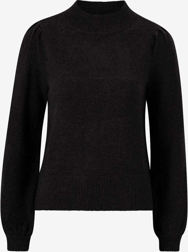 Genser viRil Turtle-neckBallon L/S Top - Svart