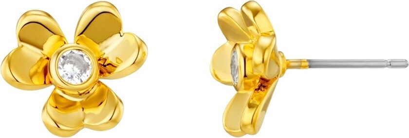 Floral Clover Stud Earrings