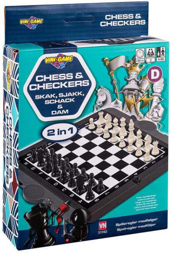 Vini Skak og Dam Spillsæt