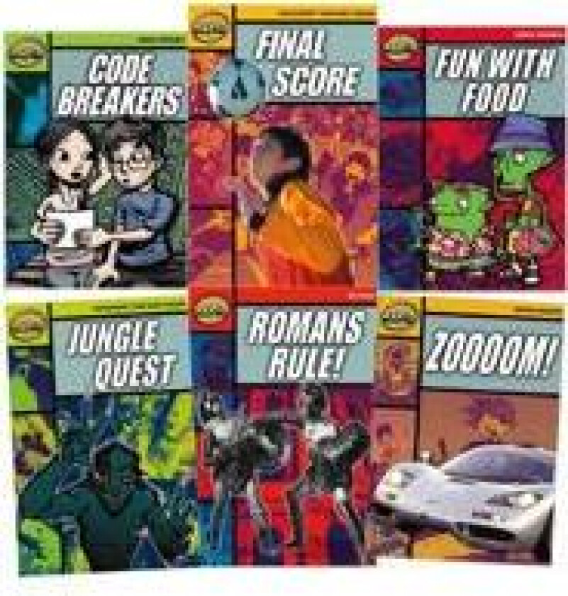 Learn at Home: Rapid Reading Pack 3 for struggling readers in Years 3-6 (6 dyslexia-friendly reading books)