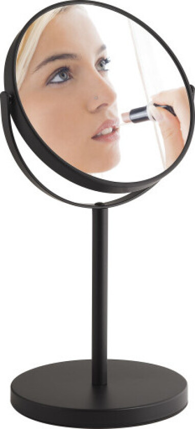 Anna sminkespeil x5 - Matt svart