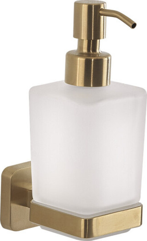 Tonga såpedispenser i børstet messing