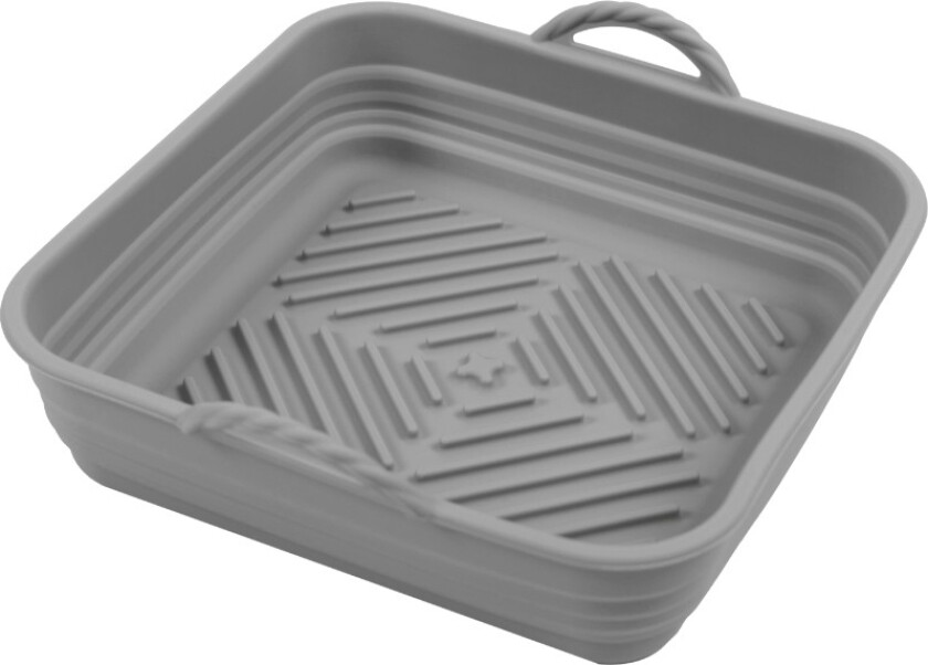 AF Square silikonbelegg til airfryer med håndtak 22 cm