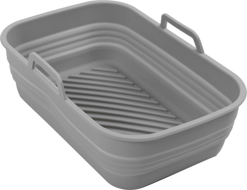 AF Rectangular silikonbelegg til airfryer med håndtak 21 cm