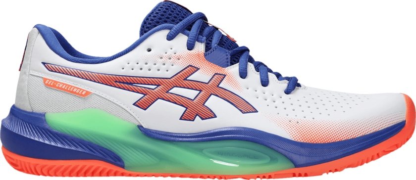 Gel-Challenger 15 Padel, padelsko, herre White/Vivid Coral