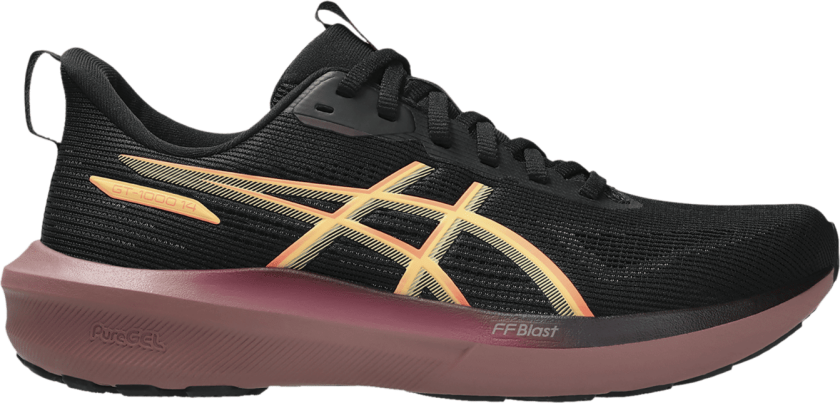 Gt-1000 14, løpesko, dame Black/Vivid Coral