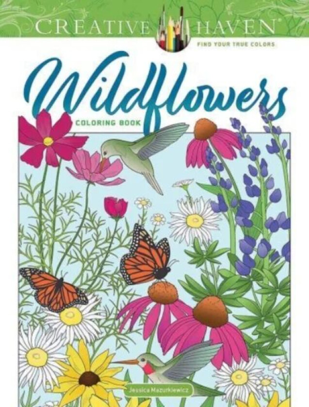 Creative Haven Wildflowers Coloring Book av Jessica Mazurkiewicz
